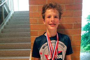 Young island wrestler competes at national tournament