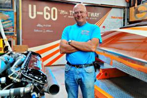 Lifelong islander captures crowds with famous 1950s hydroplane