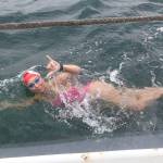 Against tide, island relay swim team crosses English Channel