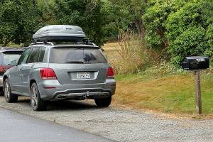 Traffic code unclear about parking near island mailboxes