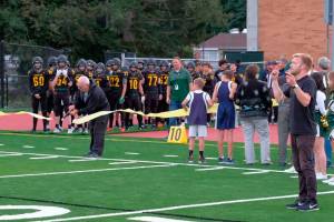 Community celebrates new track and field