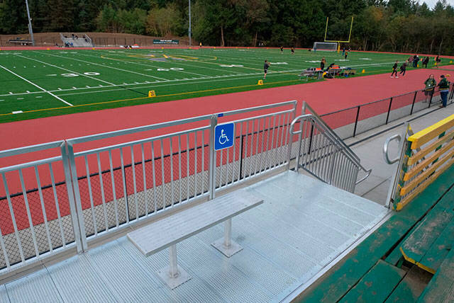 The new track - with some work still to do, lanes will be painted in the coming weeks. (Kent Phelan Photo)