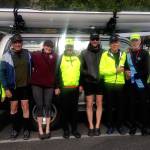 Vashons Guano Rocks racers, starting from left: Lana Krisman, Mark Burns, Mary Fran Lyons, Brian Cox, Bob Horsley, Rob Briggs, Fred Sayer and Mark Nassutti (Courtesy Photo).