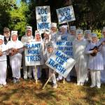 Ukelele-playing polar bears are part of the fun of VCAs upcoming production, Winston of Churchill (Courtesy Photo).