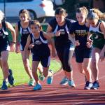 McMurray girls, on the left, begin their race at Charles Wright (Courtesy Photo).