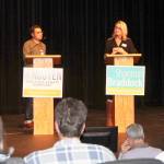 Joe Nguyen and Shannon Braddock (Susan Riemer/Staff Photo).