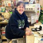 Sandy Mattara, longtime owner of the Harbor Mercantile in Burton (Kaj Wyn Berry photo).