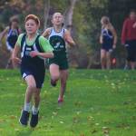 Xan London-Chambers sprints to the finish at League Championships (David Waterworth photo)