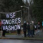 Hundreds turn out for ferry meeting