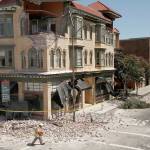 (Rick Loomis/Los Angeles Times/TNS)                                Damage in downtown Napa after a magnitude 6 earthquake struck the area in August 2014.