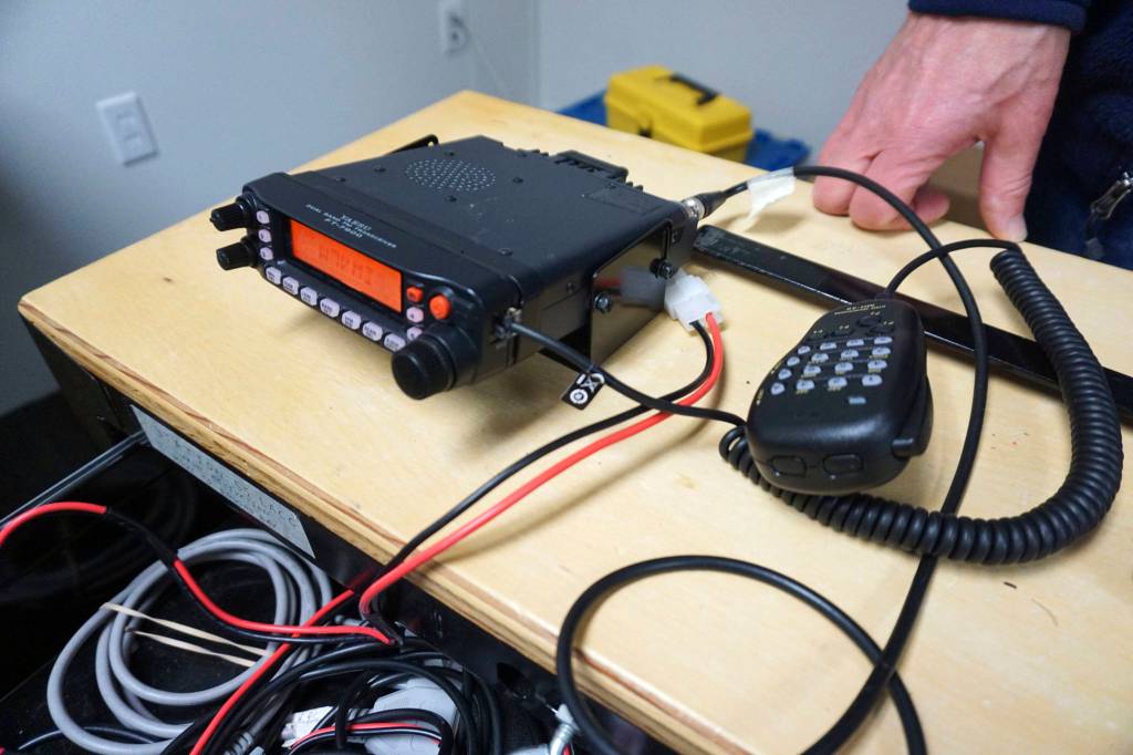 Photo by Melissa Hellmann                                 In the event of an earthquake, volunteer radio operators on Vashon will be important for communications.