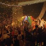 Courtesy Photo                                Confetti rains down at Open Space four times on New Years Eve, once for the celebration of the turning of the calendar in New York, Chicago, Denver and finally the Pacific Northwest.