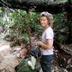 Sheri Turner with puma Sonko at Parque Jacj Cuisi in Bolivia. (Courtesy Photo)