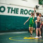 Vashon wrestler George Murphy at Sundays event. (Sarah Bunch Photo)