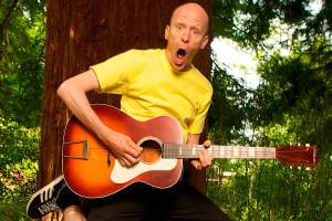 Kids can rock out at a show by Caspar Babypants