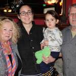 Lifelong islander Maisie Starr holds her son Cohana alongside Carol Dawson, left, and Chuck Dawson, right (Paul Rowley/Staff Photo).