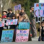 Vashon kids strike for the environment (Jason Jones Photo)