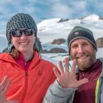 Katjarina Hurt with her best friend and climbing partner, Stephen Kornbluth. Kornbluths death while climbing in Mount Rainier National Park last summer inspired Hurt to start Wilderness Chaplains (Courtesy Photo).
