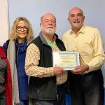 Rick Wallace receives award from Vashon HouseHold