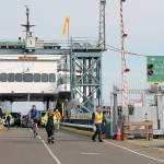 Susan Riemer/Staff Photo                                Islanders and visitors are encouraged to familiarize themselves with the new ferry schedule, which also brought about changes to local bus schedules. The new Metro schedule goes into effect March 30 and the ferry schedule on March 31. Above, the Issaquah docks at Vashon.