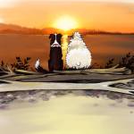 A warm, funny story that shows competition is not for everyone, Jake and Emmas Island Getaway celebrates the quirkiness and beauty of Vashon as well as the timeless value of friendship (Jeremiah Trammell Illustration).