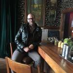 Mike Dumovich, at Home Sweet Home, gets ready for a night of driving on Vashon (Elizabeth Shepherd/ Staff Photo).