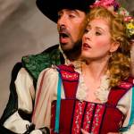 Megan Renae Parker will play Violetta Valéry and Anton Belov will play Giorgio Germont in La Traviata. Here, they are pictured in Vashon Operas production of Don Giovanni. (Peter Serko Photo).