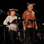 Cindy and Jeff Hoyt wrote and appeared in comedy sketches in the original five-year-run of The Church of Great Rain. Now, the couple is part of the team that will reboot the popular variety show in October (Courtesy Photo).