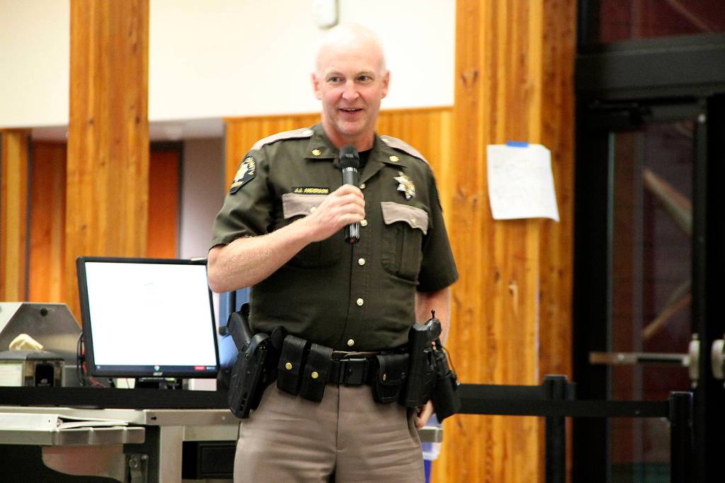 Major Jesse Anderson of the sheriffs office (Paul Rowley/Staff Photo).