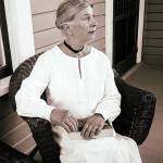 Emily Dickinson, as portrayed by Debbie Dimitre in The Myth of Amherst (Courtesy Photo).