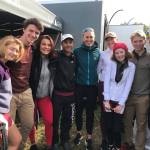 Burton Beach Rowing Club athletes pose with Emma Twigg, a two-time Olympian (Courtesy Photo).