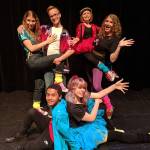 The young cast of Footloose will take the stage at Vashon Center for the Arts this weekend (Courtesy Photo).