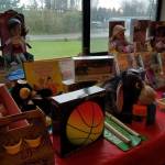 Heidi Grimsley Photo                                Toys sit at the old K2 building during the 2018 Toy Drive.