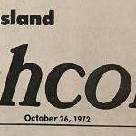 The Oct. 26, 1972, Beachcomber banner (Courtesy Photo).