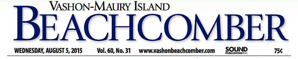The Aug. 5, 2015, Beachcomber banner (Courtesy Photo).