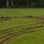 Agren field wrecked by vandalism