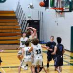 The Vashon Island High School junior varsity boys basketball team plays against University Prep on Friday, Jan. 17, at VHS (Pam Stenerson Photos)