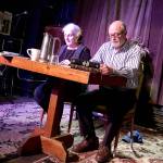 Jeanne Dougherty and Michael Shook in the staged reading of A.R. Gurneys play, Love Letters. (Kate Dowling/Staff Photo)