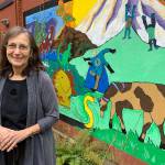 Carol Goertzel, executive director of Vashon Youth and Family Services, poses for a portrait at VYFS on Friday, Feb. 28. (Kevin Opsahl/Staff Photo)