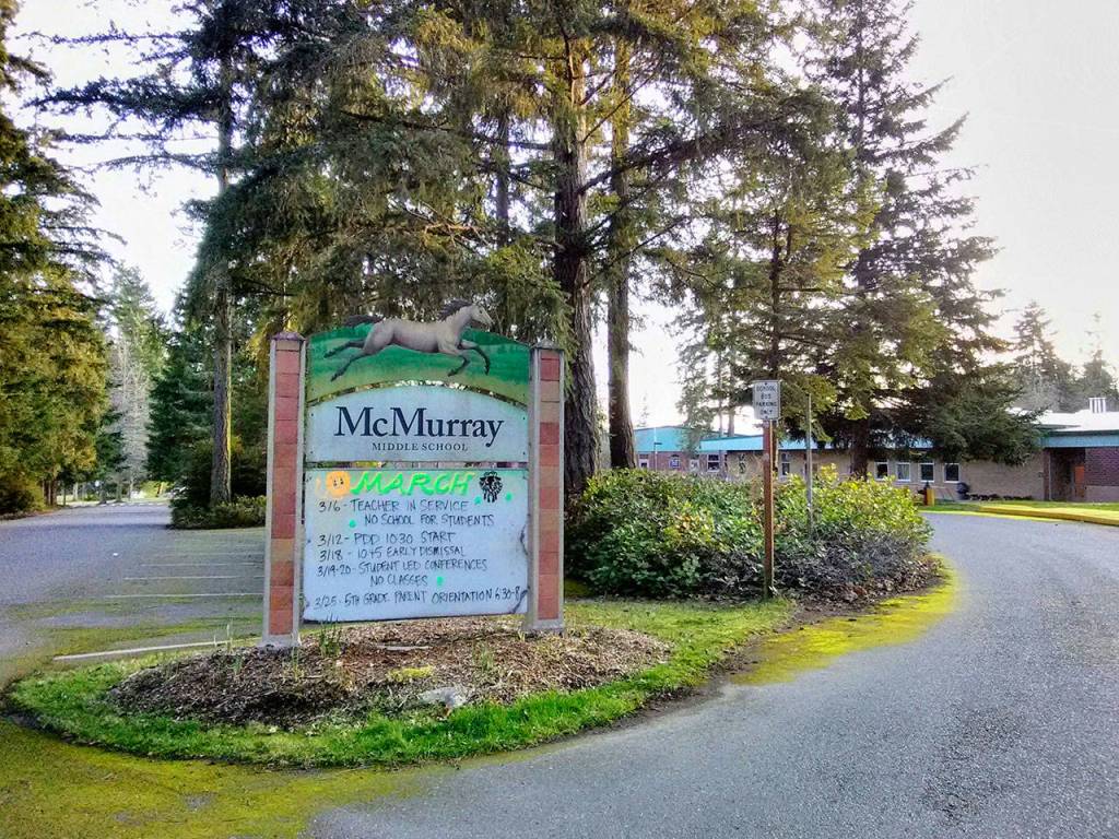 The usually busy labyrinth outside McMurray Middle School last week (Paul Rowley/Staff Photo).