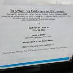 Pattys Place restaurant is now offering pick-up and delivery service only (Paul Rowley/Staff Photo).