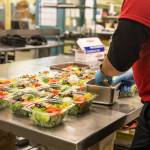 The team at Lisa Dupar Catering has found hearty entree salad and sandwich combinations to be the most effective for the meals they prepare for Medic One Foundations Gratitude Meals program. Photo courtesy of Hannah Sheil