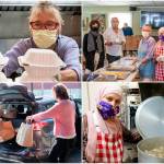 The team at Vashon Senior Center has been preparing dozens and dozens of meals each week and then delivering them to homes in need of a hot and nutritious meal. The Senior Center has been one of the VashonBePrepared partners since the beginning of activation and is one of the social service agencies acting as a vendor for the Vashon COVID Relief Fund (Michelle Bates Photos).