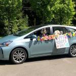 Family and community members held a parade to honor Vashon Community Care residents for Mothers Day (Courtesy Photo).