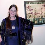 Mary Lynn Busss artwork of a flying heron (Courtesy Photo).