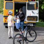 Each week, the Vashon Island School District provides hundreds of meals to island residents, adapting the districts student nutrition program to community needs during the pandemic emergency. The district deploys school buses to deliver the meals, which are also available for grab-and-go pickup. To date, the Vashon COVID Relief Fund has paid for more than 7,700 meals from Vashon School District, Senior Center and Interfaith Council to Prevent Homelessness. The Relief Fund has also paid for almost 800 bags of groceries from the Vashon Food Bank.(Michelle Bates Photo).