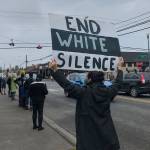 In a turbulent time, islanders demonstrate, too