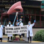 Performers bring a message: get tested, Vashon