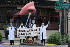 Performers bring a message: get tested, Vashon