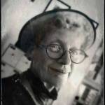 Above, even this photograph of artist Morgan Brig is artful (Courtesy Photo).